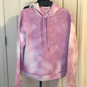 Lotus Active By Seven Purple Tie-Dye Hoodie Size XL